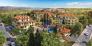 Двустаен апартамент с гледка море в Бяла