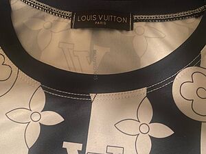 Louis Vuitton блузка с къс ръкав