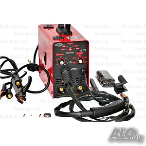 Телоподаващо устройство и инверторен електрожен с функция Аргон, 160А, 6.8 kVA, 3 в 1 MIG/MMA