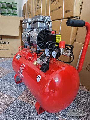 Въздушен Безмаслен компресор за въздух Greenyard 24л / 550W / 0.55HP - JN550 - обезшумен