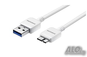Оригинален Data USB Кабел за SAMSUNG 21-PIN ET-DQ10Y0WE 1m, Бял