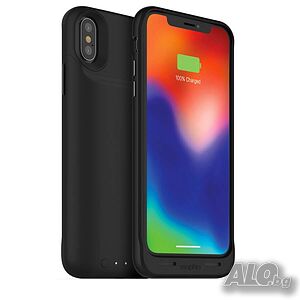 iPhone XS, X Mophie Juice Pack Air - удароустойчив кейс с вградена батерия 1720mAh