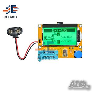 Мултифункционален мултицет Mega328 / Тестер на електронни елементи LCM-T4