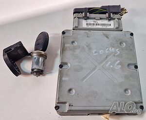 Компютър Двигател ECU ЕКУ Ford Focus 1.6 Форд Фокус 1.6 1999 - 2007 98AB-12A650-CXC