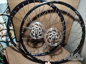 Чифт 26 цола капли за велосипед колело с дискове 160 ММ Shimano deore xt