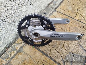 Много запазен курбел със средно движение за велосипед колело Shimano deore lx