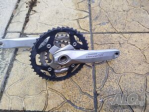 Курбел със средно движение за велосипед колело Shimano deore lx