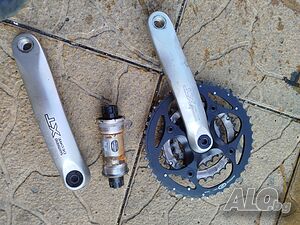 Курбел със средно движение за велосипед колело Shimano deore xt fc m 751