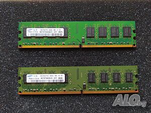 RAM памет / 2x2GB DDR2 800 mhz SAMSUNG / Настолен компютър / PC / РАМ