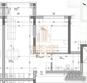 Двустаен апартамент 75 кв.м Тухла 2025 г. 5 етаж Непоследен