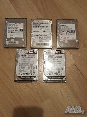 Хард диск за лап топ 750GB, 5 БРОЯ