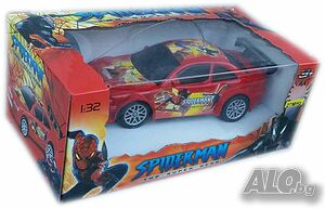 Детска играчка Кола Spiderman с дистанционно радиоуправление и радиоконтрол