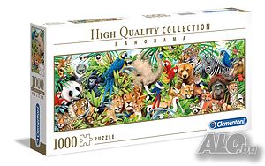 Пъзел 1000 части Panorama Wildlife Клементони Clementoni 39517