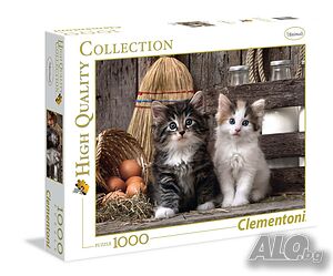 Пъзел 1000 части Сладки Котенца Клементони Clementoni 39340