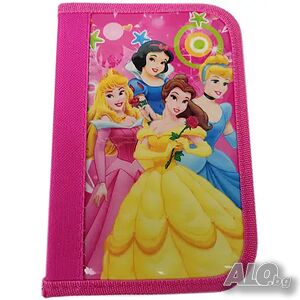 Ученически Несесер твърд, с един цип и с картинка на Принцеси Princess 173281P