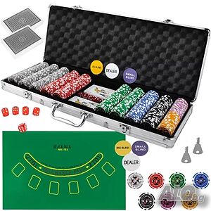 Покер комплект с 500 чипа / Poker chips