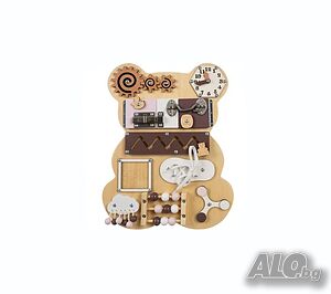 Бизиборд дъска / Монтесори бизиборд / Активна дъска / Busy board