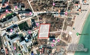 Урегулиран поземлен имот с площ 5998 кв.м на 170 метра от морето.