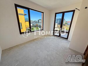 Продава 2-стаен, Бургас, област гр. Черноморец Двустаен апартамент 57.33 кв.м Тухла 2025 г. 3 етаж Последен етаж | Апартаменти | Черноморец Черноморец