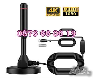 Дигитална антена HDTV, 4K, Antena Digital TV, USB захранване