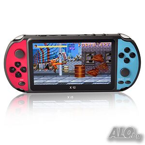 Преносима игрова конзола X12 екран 5.1 инча, тв игра с вградени игри