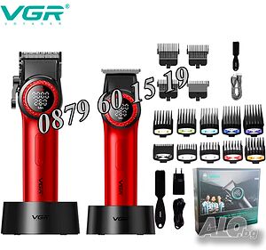 Професионален Комплект машинка за подстригване и тример VGR V-001Pro и V-977