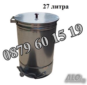 Български Електрически казан за варене на буркани малък 27 л и голям 50 л, ГАРАНЦИЯ 2 години