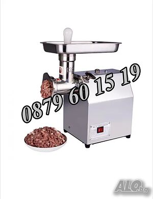Професионална месомелачка ТК22, 2200W, 220 кг/ч с 3 решетки и 2 ножа