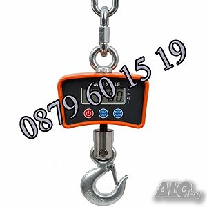 Кранова везна 1000 кг с LCD дисплей