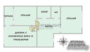 Тристаен апартамент в кв. Овча купел
