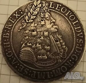 Монета Австрия 1 Талер 1694 г Леополд I Хабсбург