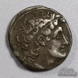 Тетрадрахма на Фараон Птолемей XII, 80 - 51 г. пр. Хр. (Баща на Клеопатра)