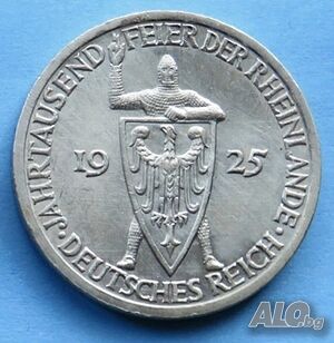 Ваймар 3 Райхсмарки 1925-А
