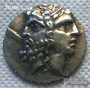 Тетрадрахма от о. Тенедос ( Τένεδος ) - Зевс и Хера - РЕПЛИКА