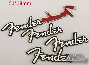 Алуминиеви емблеми за тонколони ’’Fender’’ - 51 мм./ 18 мм.