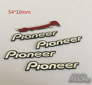Алуминиеви емблеми за тонколони ”Pioneer” - 54 мм./ 10 мм.
