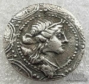 Монета Тетрадрахма от Македония, Римски протекторат, 167 - 149 пр. Хр. - РЕПЛИКА