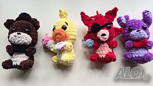 Ръчно Плетени Плюшени Играчки от Дете.