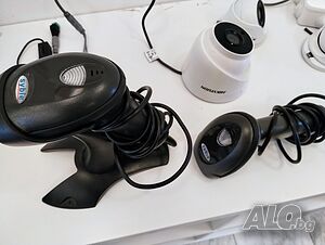 Продавам Лазерен баркод четец Syble XB - 2108 A, със стойка