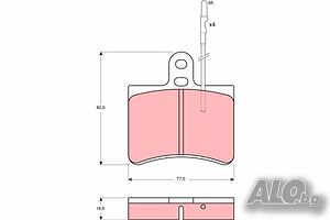 Накладки предни RODEO за CITROEN AMI 8 SUPER 5SP009