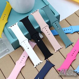 Силиконова каишка за Apple Watch ULTRA/SE/10/9/8/7/6/5 и др.