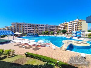 Панорамно студио с фронтална морска гледка в Midia Grand Resort, Ахелой