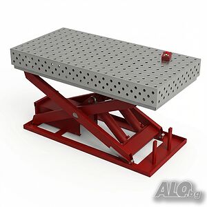 Заваръчна маса StartPro 2000х1000 мм INOX -хидравлична повдигаща система, професионална welding table