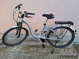 Електрически велосипед Flyer 26 цола Градски велосипед Алуминиева рамка 26 ” 46 см Flyer Електрическо Степенка Калници Багажник Мъжко Дамско 25 kg | Велосипеди | Поморие