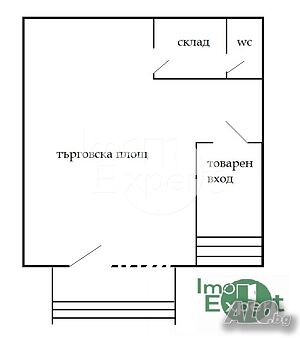 Търговски ОБЕКТ до у-ще ”Константин Петканов”
