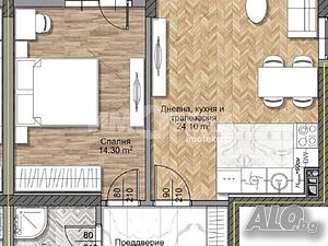 2-стаен, София, Овча купел, 75 кв.м., 151098 €