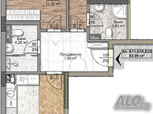 3-стаен, София, Овча купел, 101 кв.м., 203049 €