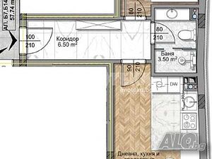 2-стаен, София, Овча купел, 70 кв.м., 141200 €