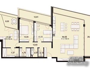 Многостаен, София, Симеоново, 268 кв.м., 686080 €
