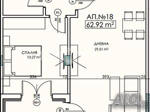2-стаен, София, Витоша, 72 кв.м., 165738 €